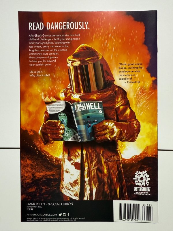 Dark Red # 1 NM Special Edition Virgin Variant Cov Aftershock Comic Book 1 J397