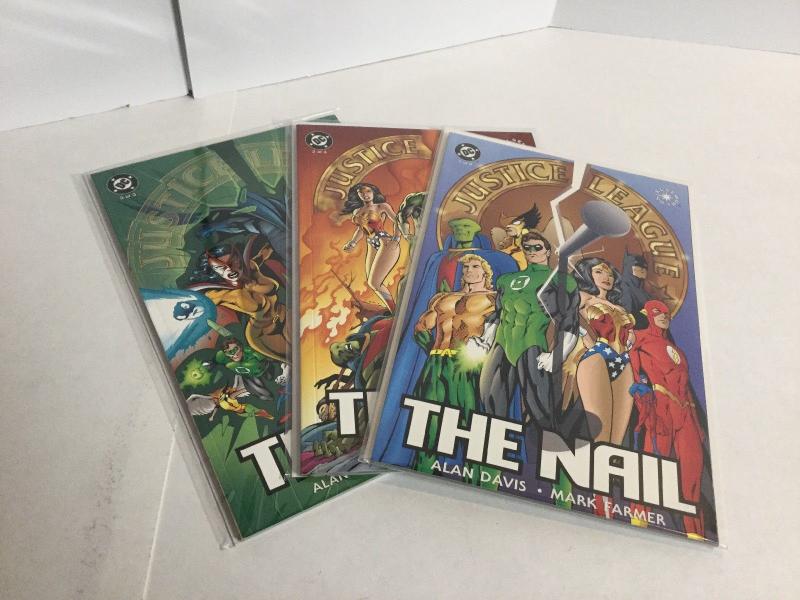 Justice League The Nail 1-3 Lot Set Run Nm Near Mint DC Comics A48