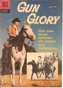 GUN GLORY F.C. 846 VG TOTH ART   1957 COMICS BOOK