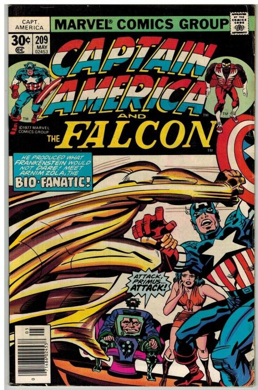 CAPTAIN AMERICA 209 VG-F May 1977