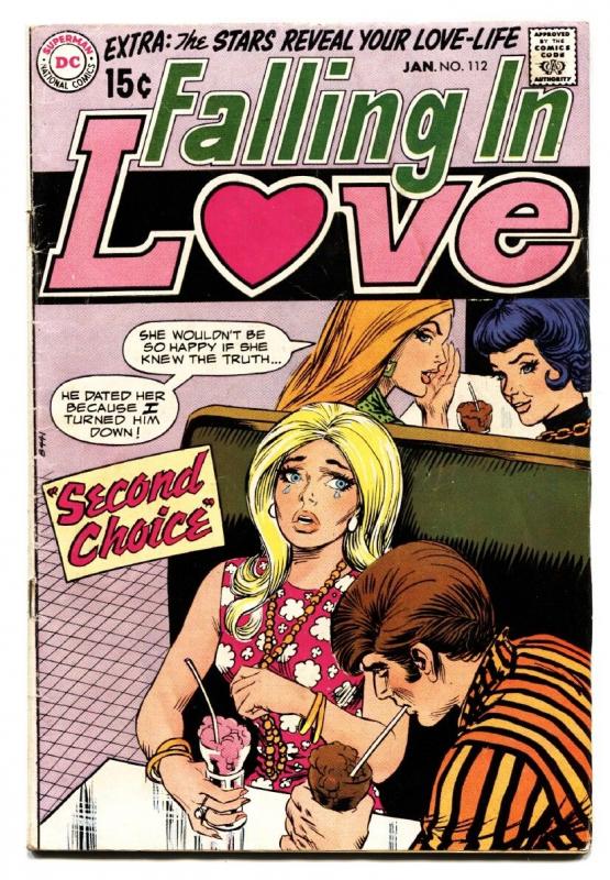 FALLING IN LOVE #112 1969 DC ROMANCE COMIC BOOK