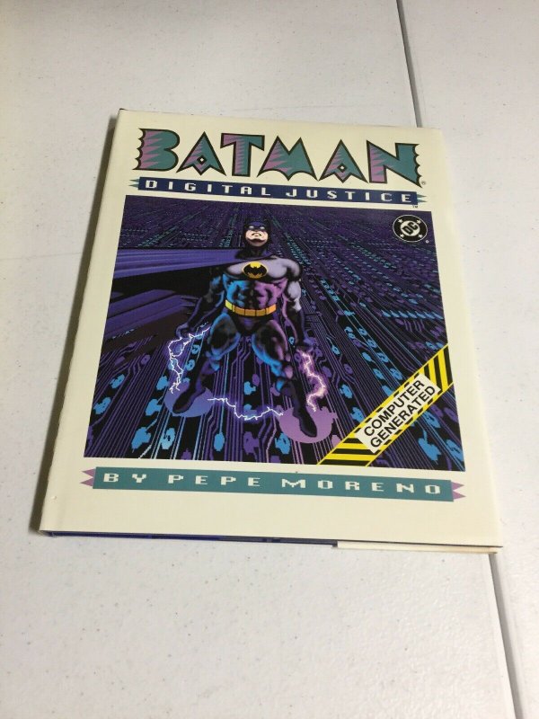 Batman Digital Justice Oversized Hardcover Book Is Nm Dust Cover Has Water Dmg