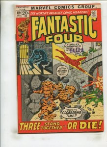 FANTASTIC FOUR #119 (6.0) THREE STAND TOGETHER!! 1972