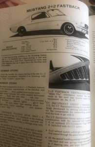 65 Ford mustang illustrated facts book,31p