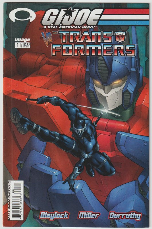 G.I. Joe Vs. The Transformers #1 (Jun 2003, Image), VG condition (4.0) 1st print