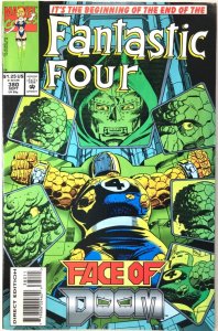 FANTASTIC FOUR Comic Issue 380 —$1.25 Cover Thing — 1993 MARVEL Universe VF+ 