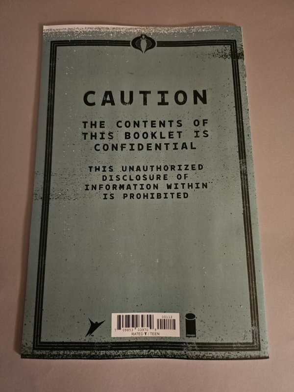 COBRA COMMANDER 1 2nd printing Joshua Williamson Hot Jason Howard