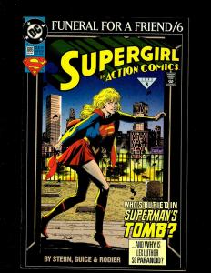 9 Comics Action 685 686 Superman 1 Man of Steel 20 21 Adv. 498 499 500 Trib. HY3