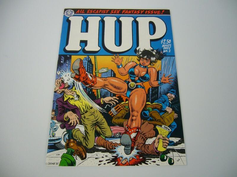 Hup #2 (1st) VF/NM last gasp ROBERT CRUMB underground comix 1987 devil girl 