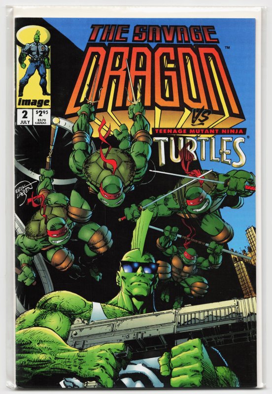 Savage Dragon #2 (1993) Teenage Mutant Ninja Turtles