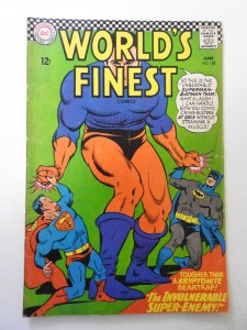 World's Finest Comics #158 (1966) VG+ Condition moisture stain