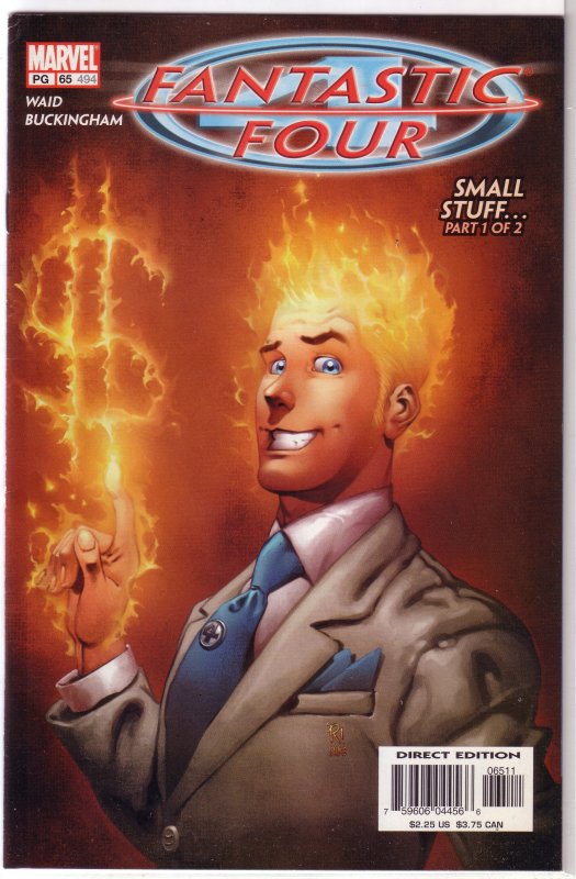 Fantastic Four (vol. 3, 1998) #65/494 VG (Small Stuff 1) Waid/Buckingham