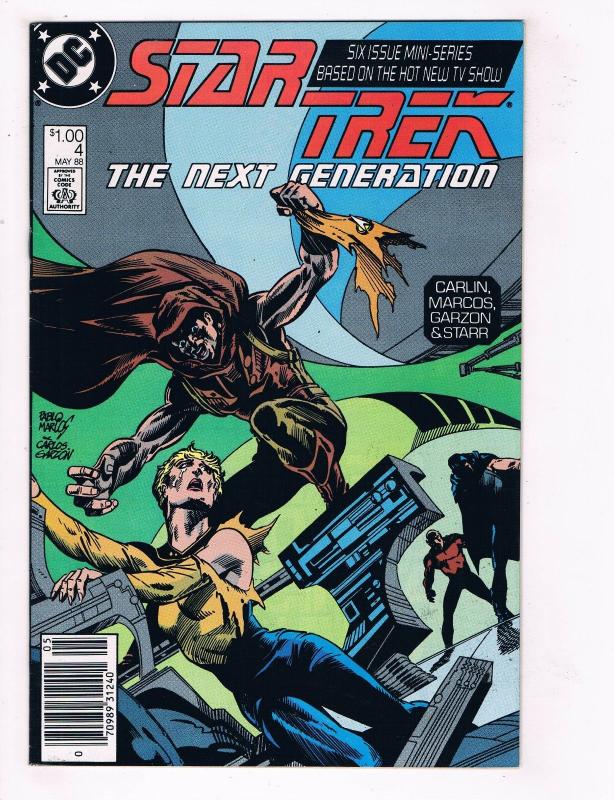 Star Trek The Next Generation #4 FN DC Comics Comic Book May 1988 DE38 AD11
