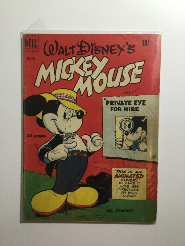 Dell Four Color 296 Good Gd 2.0 Mickey Mouse Dell Publishing