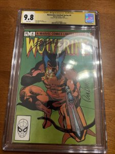 Wolverine Limited Series (1982)#4 (CGC 9.8) Signed Claremont  & Rubinstein