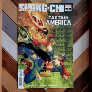 SHANG-CHI (vs The Marvel Universe) #1 & 2, NM (Marvel 2021) plus Captain America 