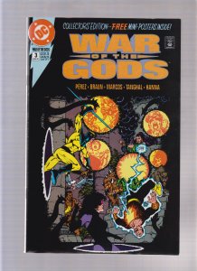 War Of The Gods #3 - George Perez Art! (9.0) 1991