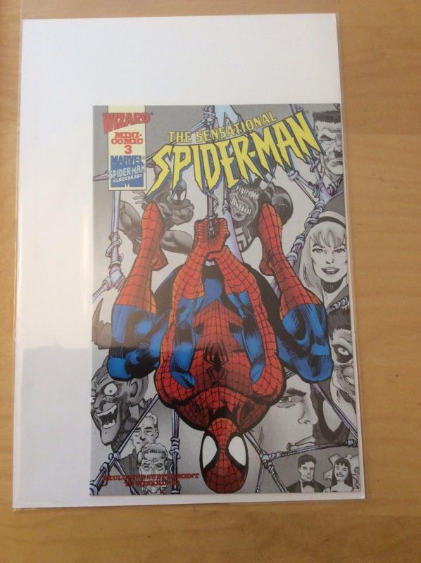 SENSATIONAL SPIDER MAN WIZARD MINI COMIC 3, NM- 9.2, 1995