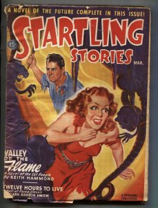 Startling Stories--April 1946--Keith Hammond--Jack Williamson--Pulp Magazine