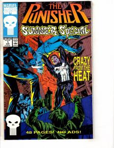 6 Punisher Marvel Comic Books # 1 2 3 4 + Summer Special 1 & Armory # 2 J256