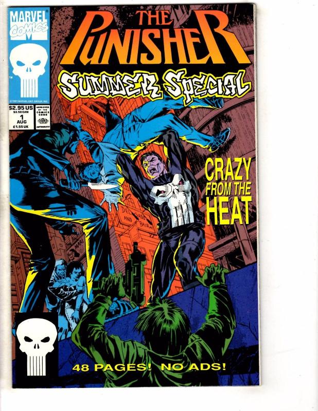 6 Punisher Marvel Comic Books # 1 2 3 4 + Summer Special 1 & Armory # 2 J256