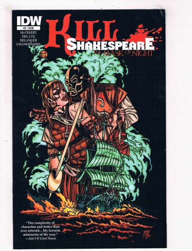 Kill Shakespeare The Mask Of Night # 2 FN/VF 1st Print IDW Comic Book Series S63