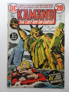 Kamandi, The Last Boy on Earth #1  (1972) Great Kirby Art! Solid GVG Condition!