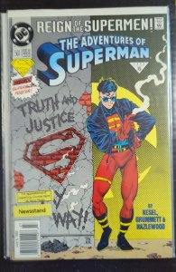 Adventures of Superman #501 Newsstand Edition (1993)