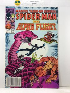 Marvel Team-Up Annual #7 (1984) NM  Spider-Man an alpha flight