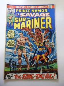 Sub-Mariner #65 (1973) VG Condition