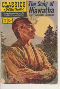 Classics Illustrated Song of Hiawatha Fair/Good (1.5) 1949  (917J)  