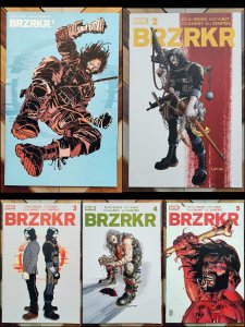 BRZRKR #1-5 (Boom! 2021) KEANU REEVES 1st 5 Issues! High Grade Set