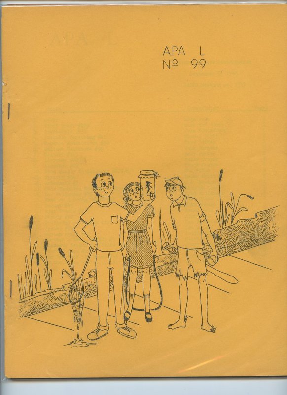 APA-L #99 – Fanzine from the Los Angeles Science Fantasy Society (Sept. 1966)