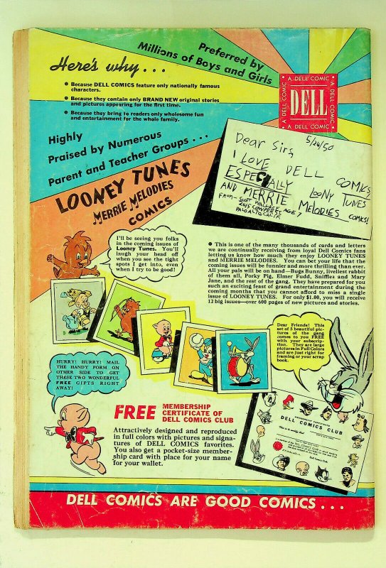 Looney Tunes #112 (Feb 1951, Dell) - Good