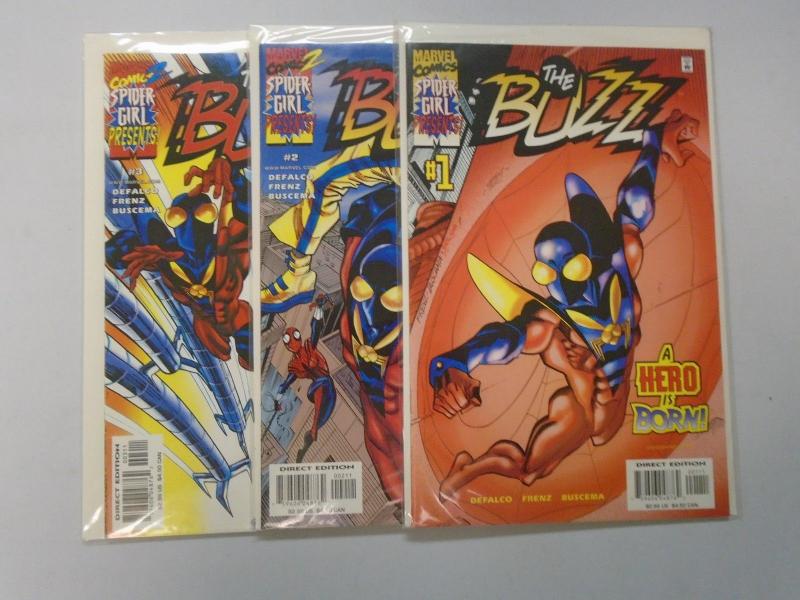 Buzz (2000 Marvel) Set:#1-3, 8.0/VF (2000)