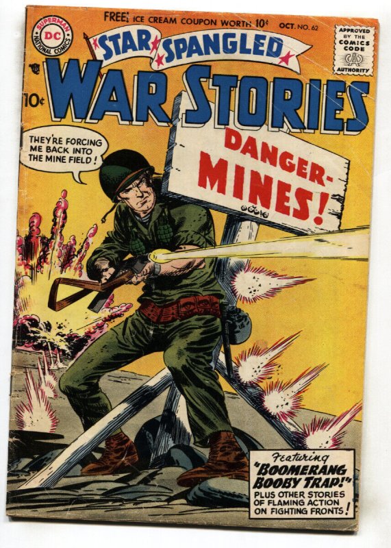 Star Spangled War Stories #62 1957-DC Silver Age war VG