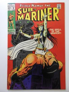 Sub-Mariner #9 (1969) Beautiful VF+ Condition!