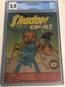 Shadow comics (1942) V2 # 2 ( CGC 3.0 ) Giant Ant Cover
