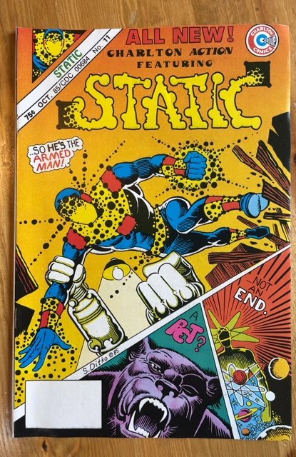 Charlton Action Featuring Static #11 (1985)