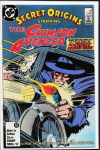 Secret Origins #5 Direct Edition (1986) The Crimson Avenger