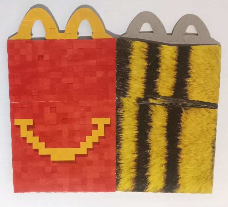 HAPPY BEE HAPPY MEAL BOX | MINECRAFT MOVIE | MCDONALDS 2025