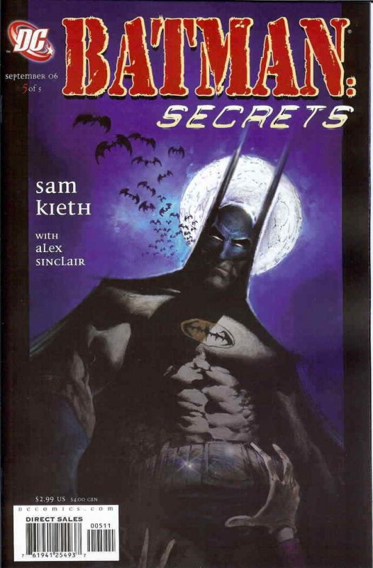 Batman: Secrets #5 VF; DC | save on shipping - details inside