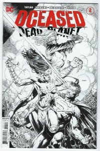 DCEASED DEAD PLANET # 2 VARIANT 2ND PRINT COVER DECEASED DC COMIC - NM