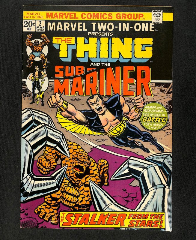 Marvel Two-In-One #2 Thing Sub-Mariner!