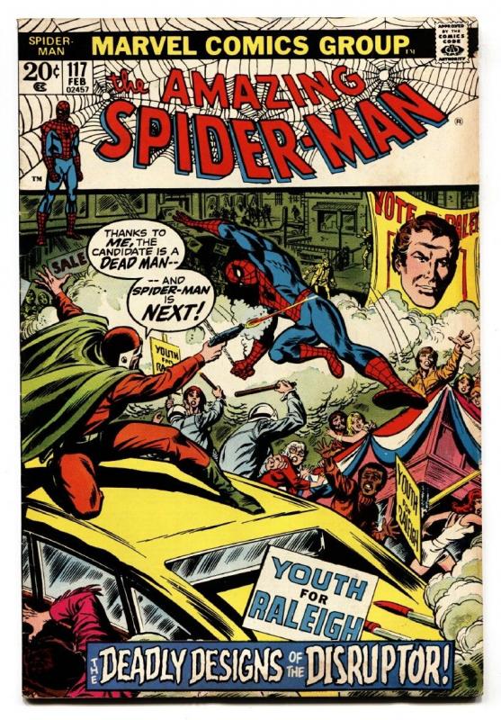Amazing Spider-Man #117 comic book 1973-MARVEL COMICS-Disruptor vg-