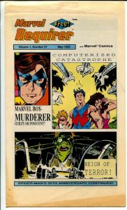 Marvel Requirer #27 1992-info on upcoming Marvel issues-Marvel Boy-VG/FN 