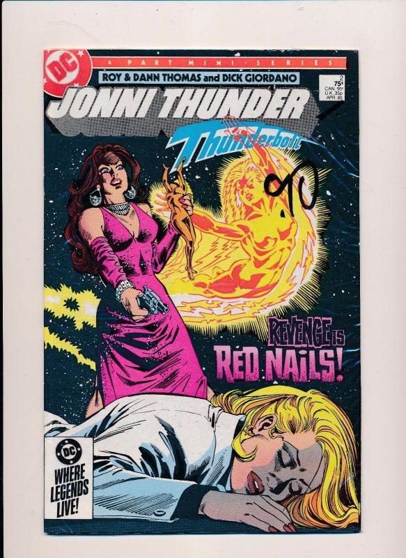 DC Jonni Thunder AKA Thunderbolt #1-4 (1,2,3,4) DC Comics 1985 ~ VF (HX275)