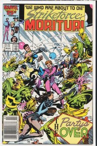 Strikeforce: Morituri #4 Newsstand Edition (1987) Strikeforce: Morituri