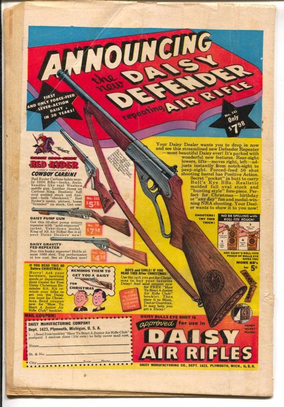 Real Screen #59 1953-DC-Fox & Crow-snow ski prank VG-