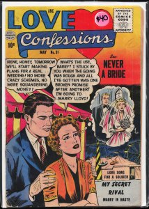 Love Confessions #51 (1956) Cathy Evers